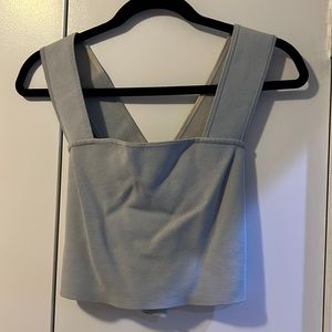 Light blue Babaton crop top